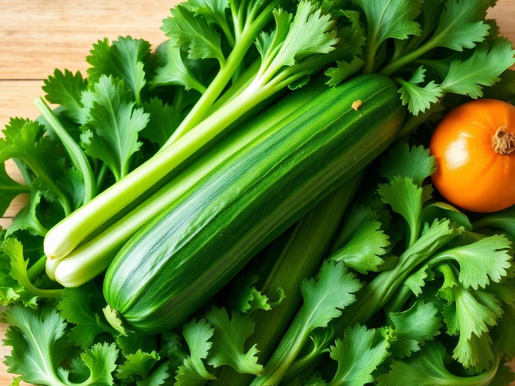 Fresh vegetables for digestive health