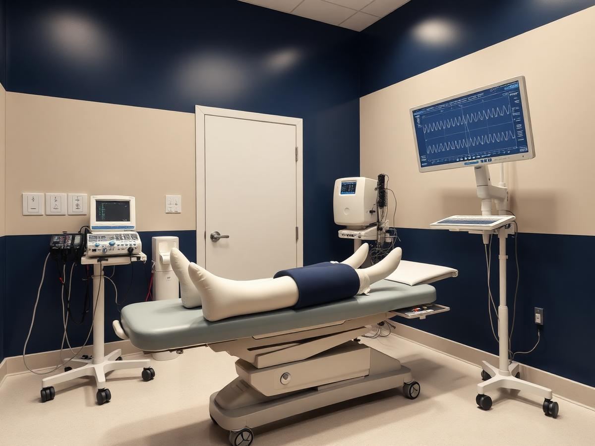 Enhanced external counterpulsation treatment room at MRC Healthcare in Bangkok
